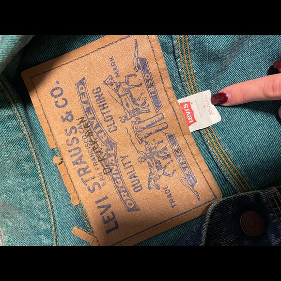 VINTAGE LEVI STRAUSS JEAN JACKET - Picture 5 of 5